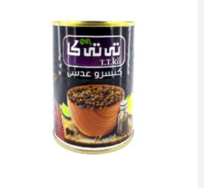 تی تی کا کنسرو عدسی 12عددی مصرف کننده375،000