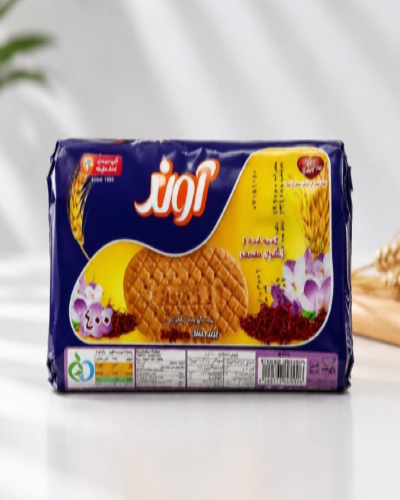 آوند بیسکوییت 400گرمی باطعم زعفران 12عددی مصرف کننده1،690،000