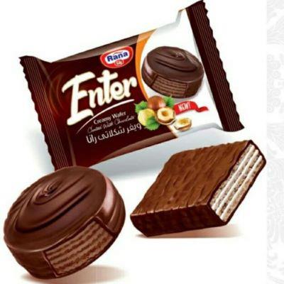 رانا ویفر چهارگوش اینتر کاکائویی 12 عددی مصرف کننده80،000