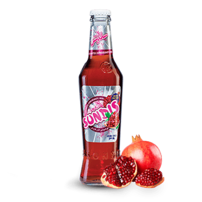 ساندیس شیشه 300سی سی انارگازدار مصرف کننده 300،000