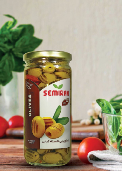 &سمیران زیتون کبابی 450 گرمی شیشه 12 عددی مصرف کننده 1،160،000 ريال