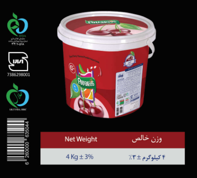 پاواریس پودر شربت آلبالو 3/5کیلویی جدید