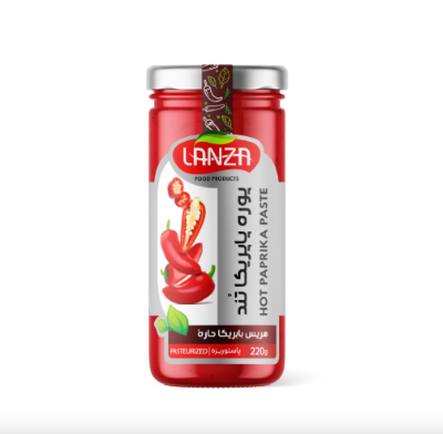 لانزا پوره پاپریکا 6عددی شیشه ای مصرف کننده1،550،000